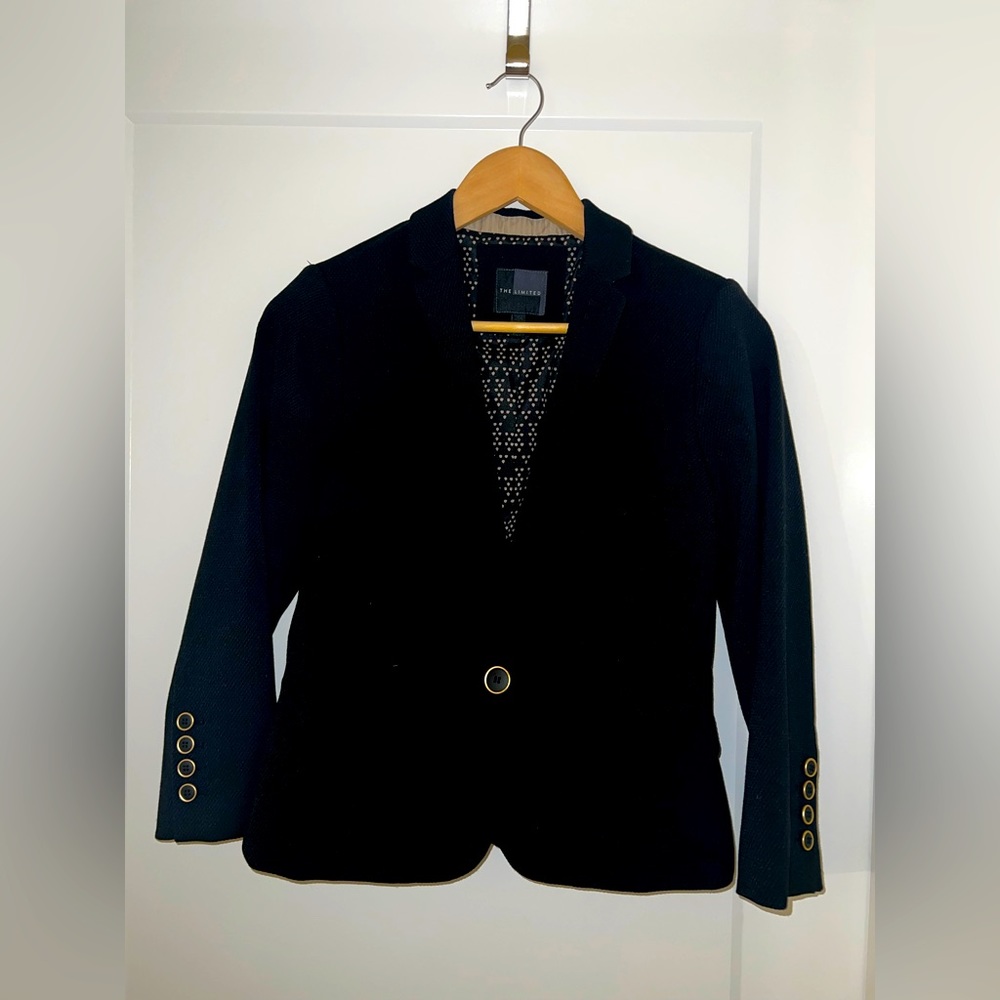 blazer - black. never worn.